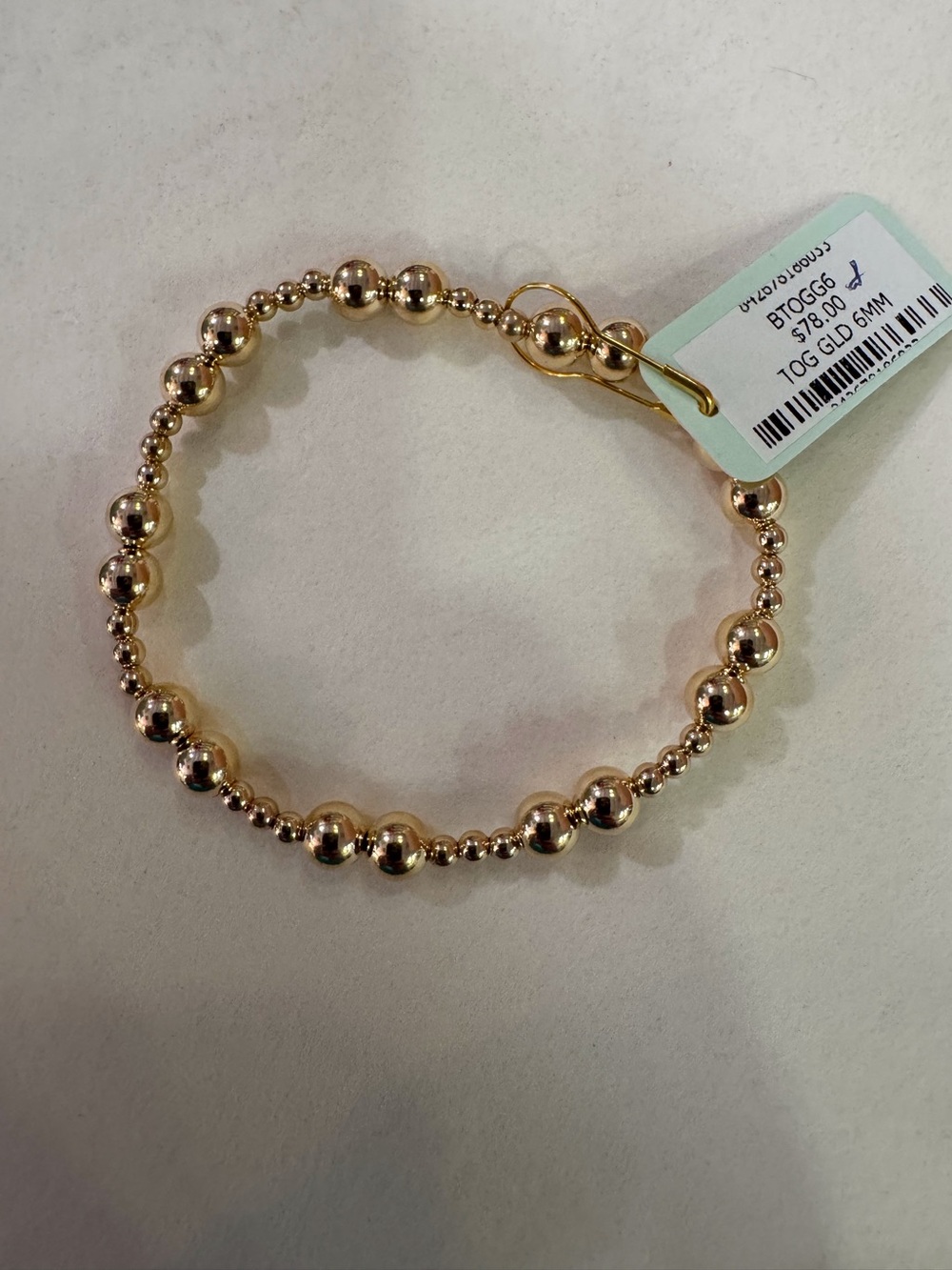 Enewton Gold Filled Beaded Bracelet 6MM Together Series NWT